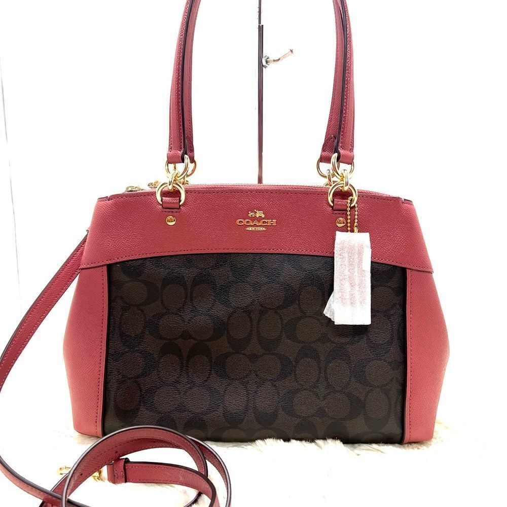 🔥🎁NWT! Coach BROOKE Carryall Satchel Handbag Msrp.$395.00 - Picture 3 of 8